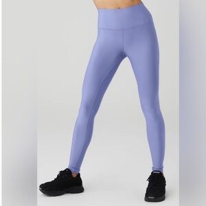 Authentic Alo Yoga 7/8 High Waist Airlift Legging - Lilac Blue XS